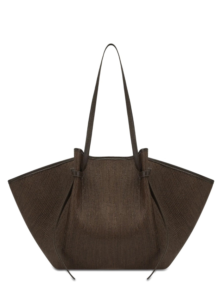 Borsa "Mochi" In Raffia