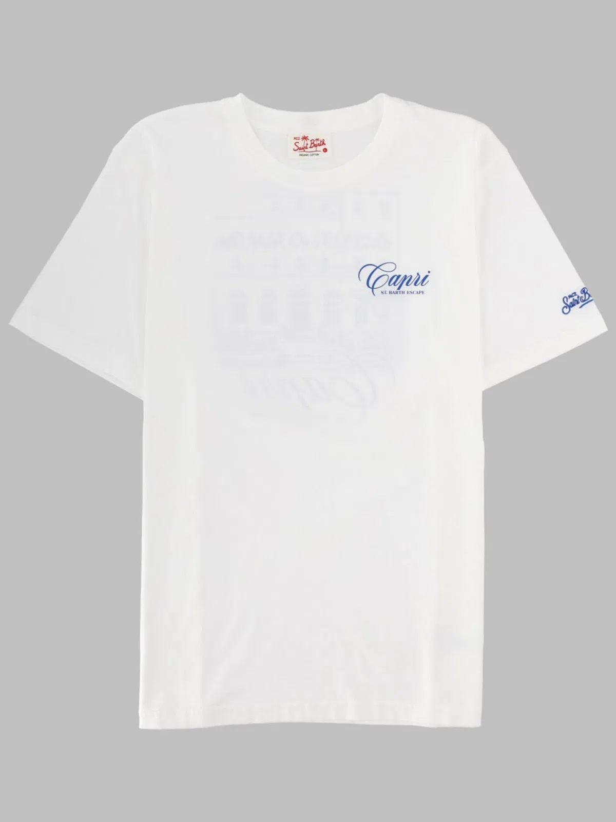 Mc2 Saint Barth T-shirt Con Stampa In White