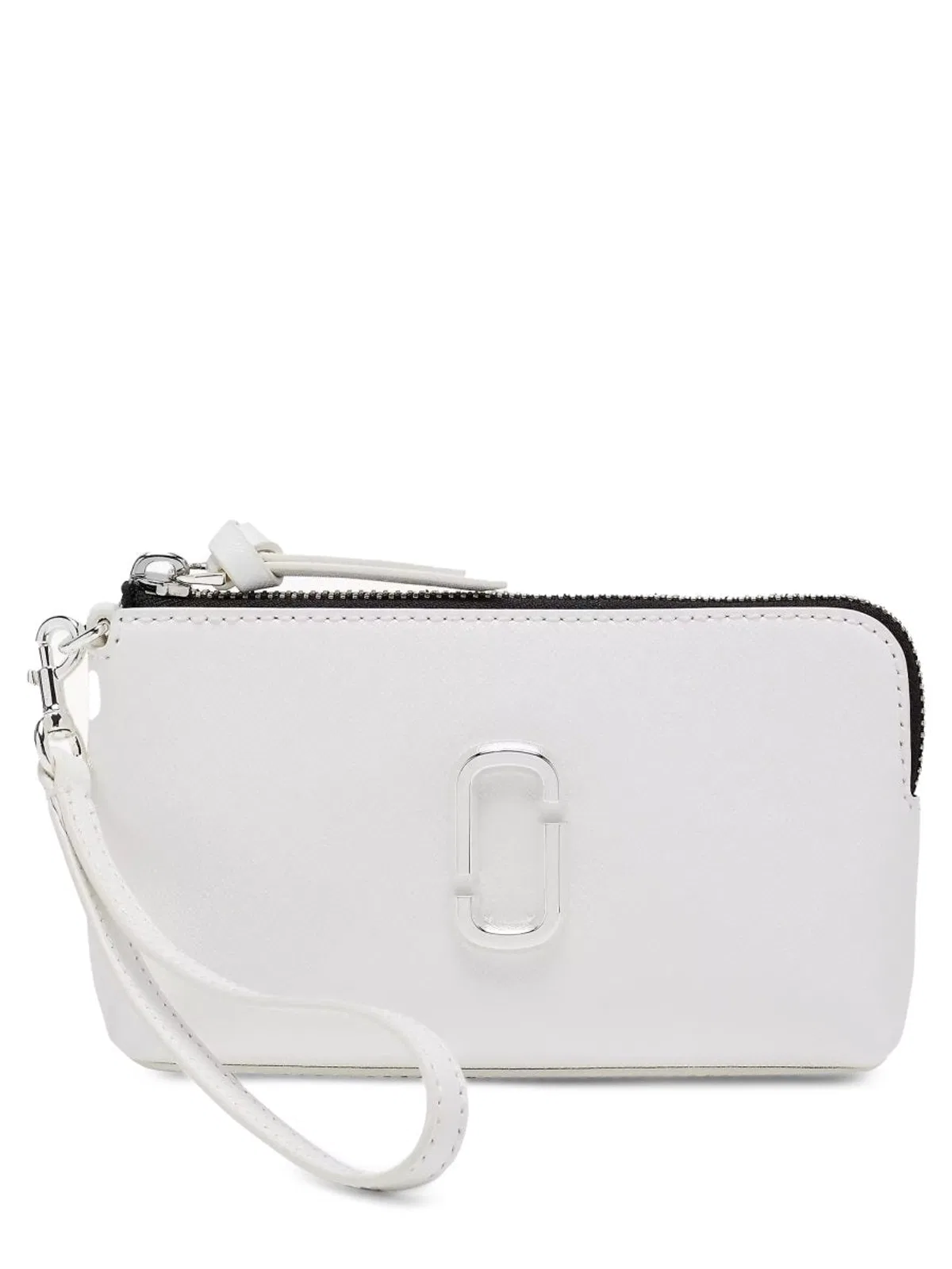 Marc Jacobs Mini Leather Wrist Clutch In White