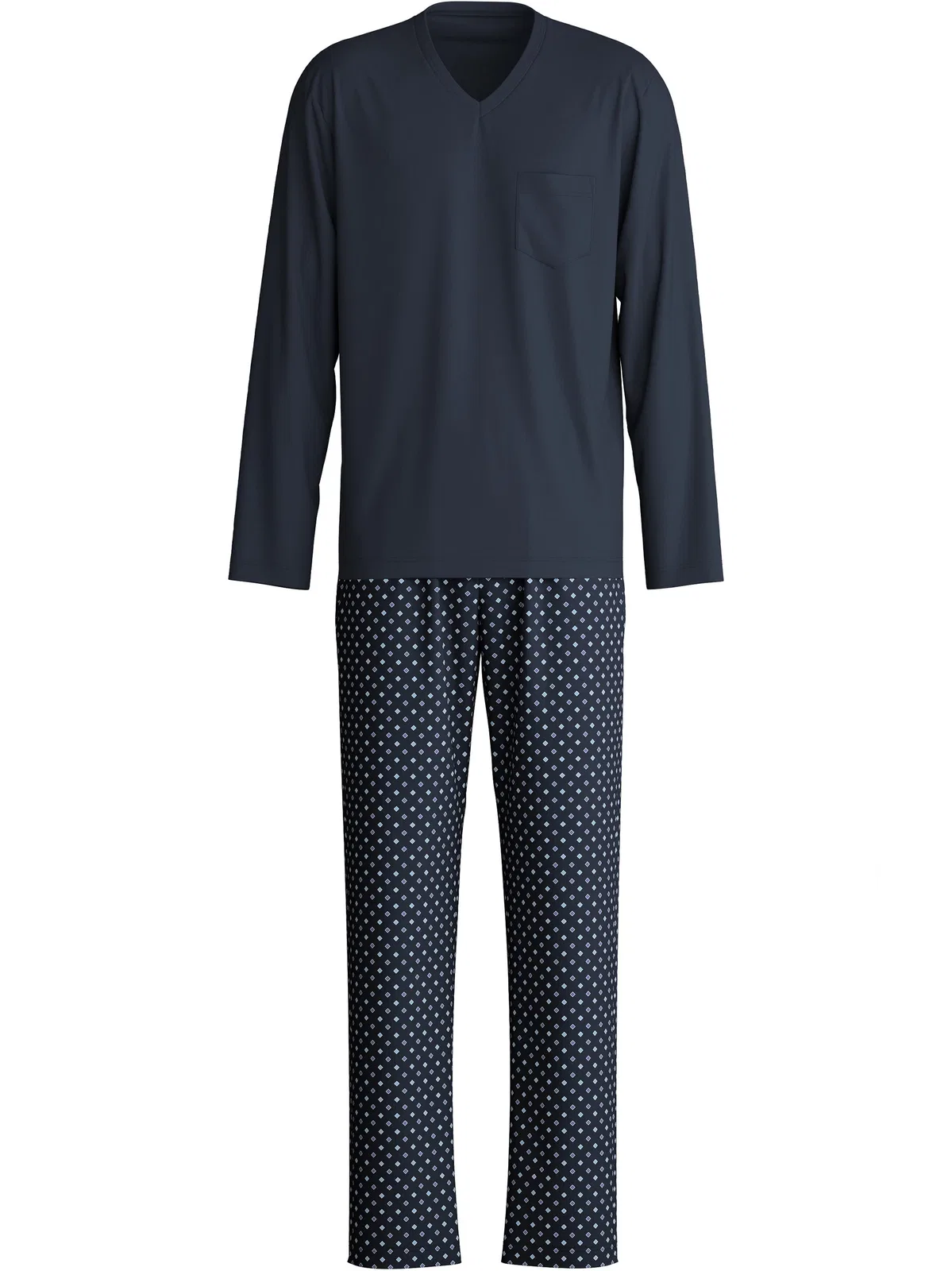 Navy Cotton Pajamas