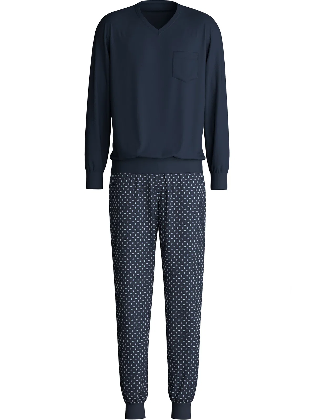 Navy Cotton Pajamas