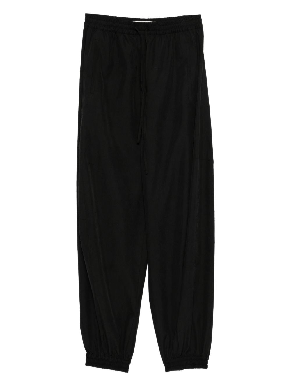 Black Balloon Trousers Elastic Waist