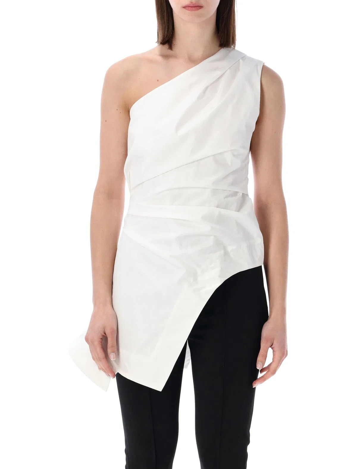 Róhe Róhe One Shoulder Cotton Top