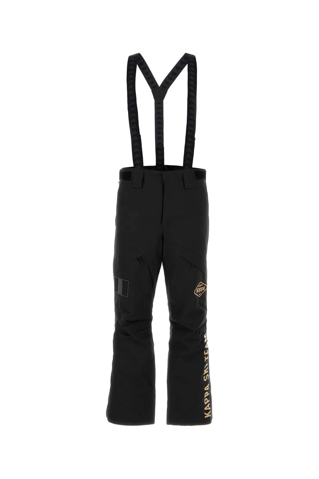 Black Polyester Ski Pant