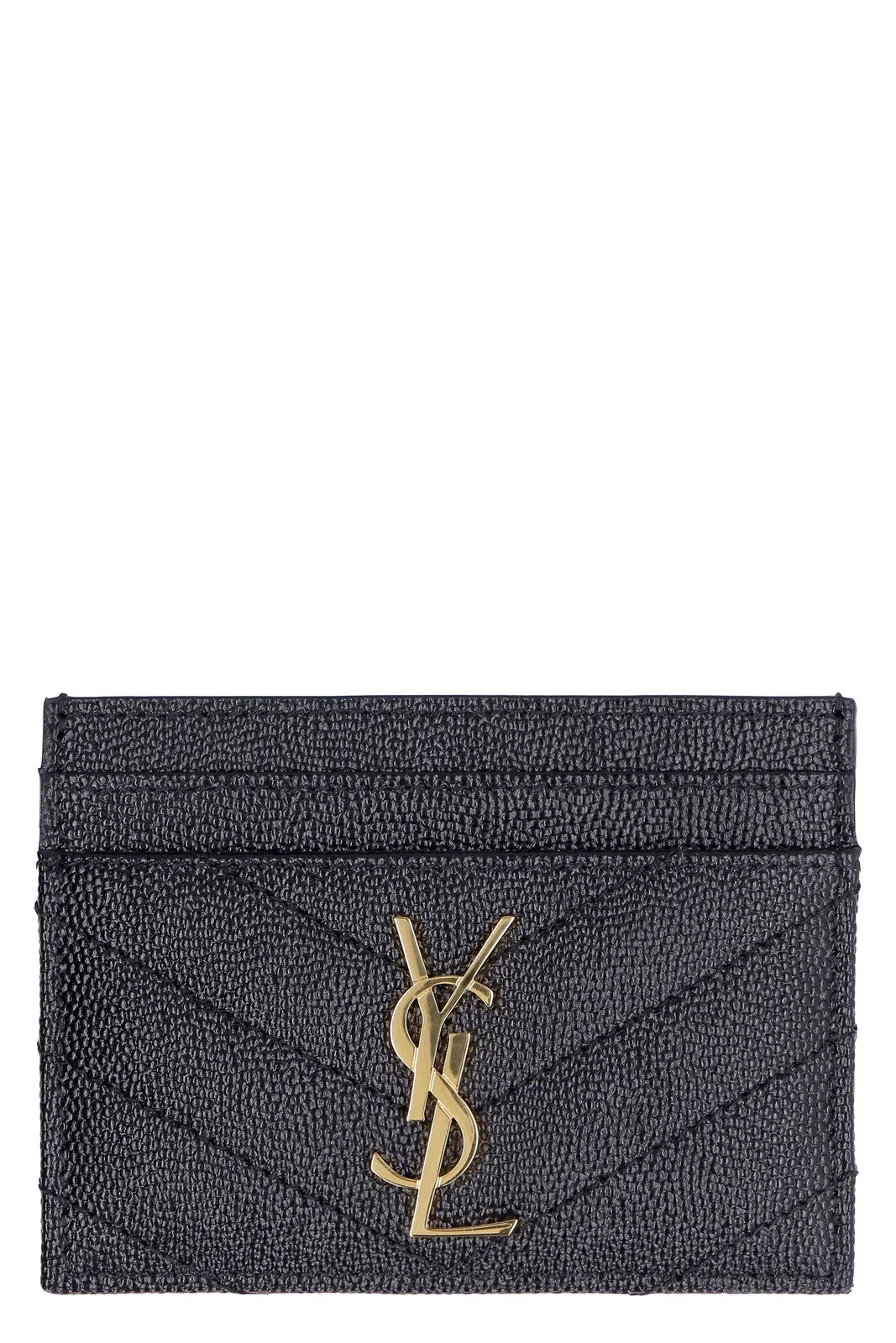Cassandre Matelassu00c9 Card Case In Grain De Poudre Leather