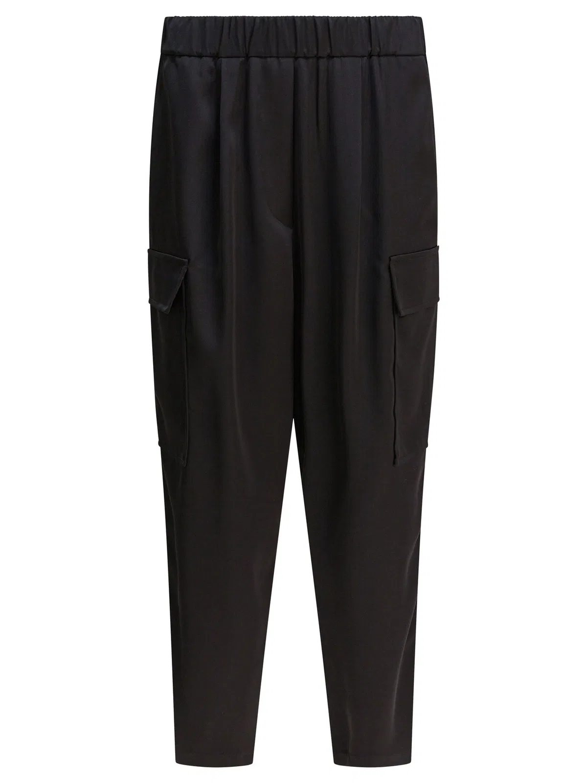 Black Polyester Trousers