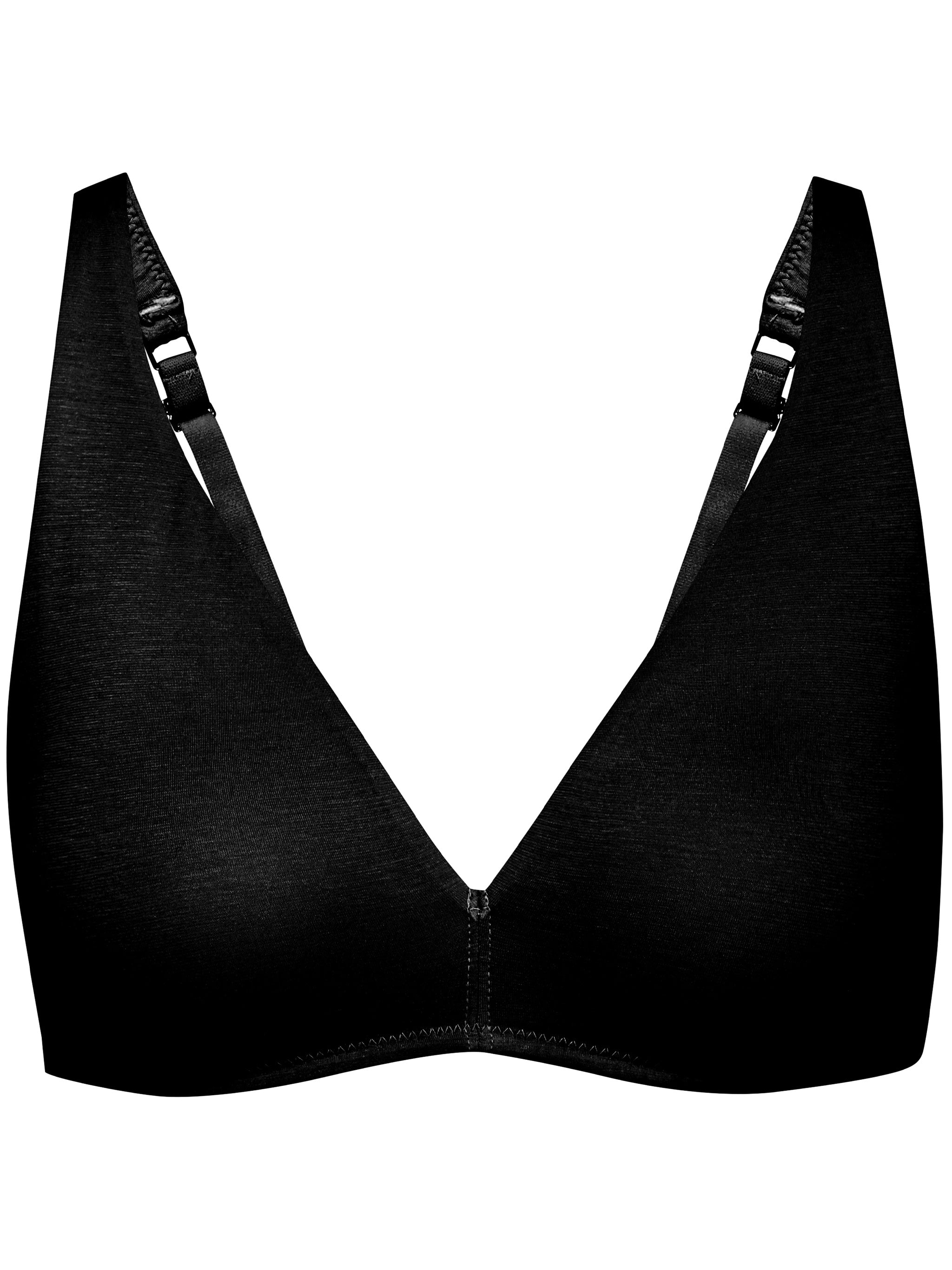 Black Cotton Soft Bras
