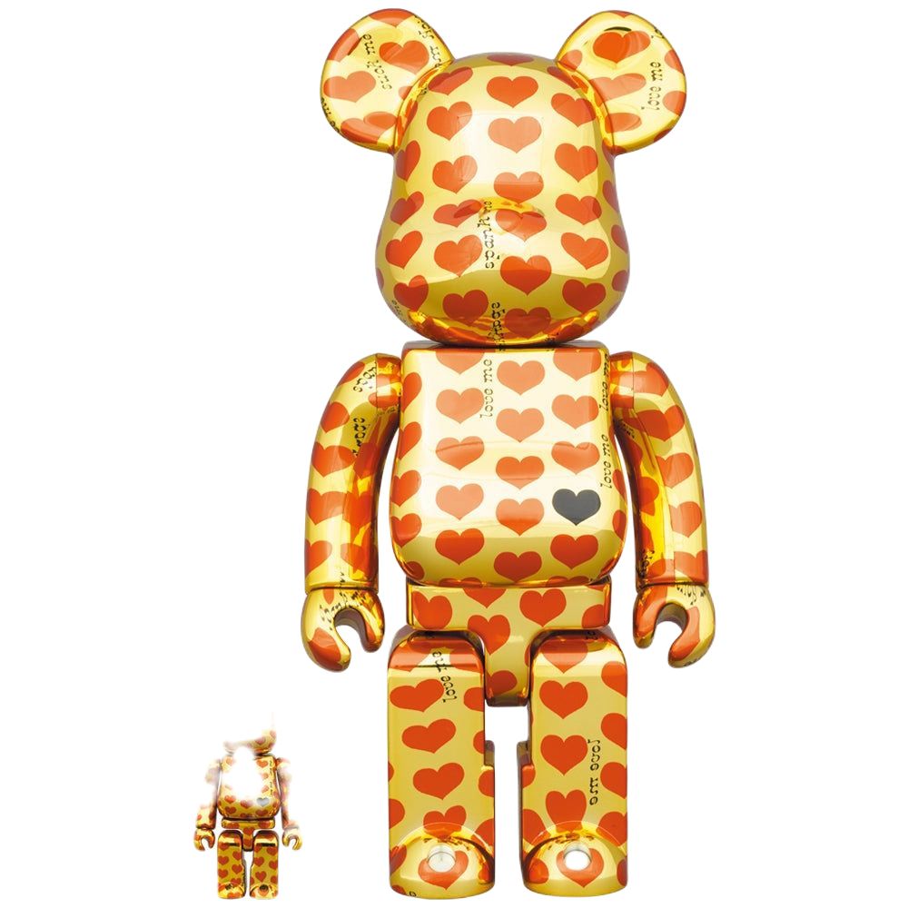 400% 100% Gold Heart