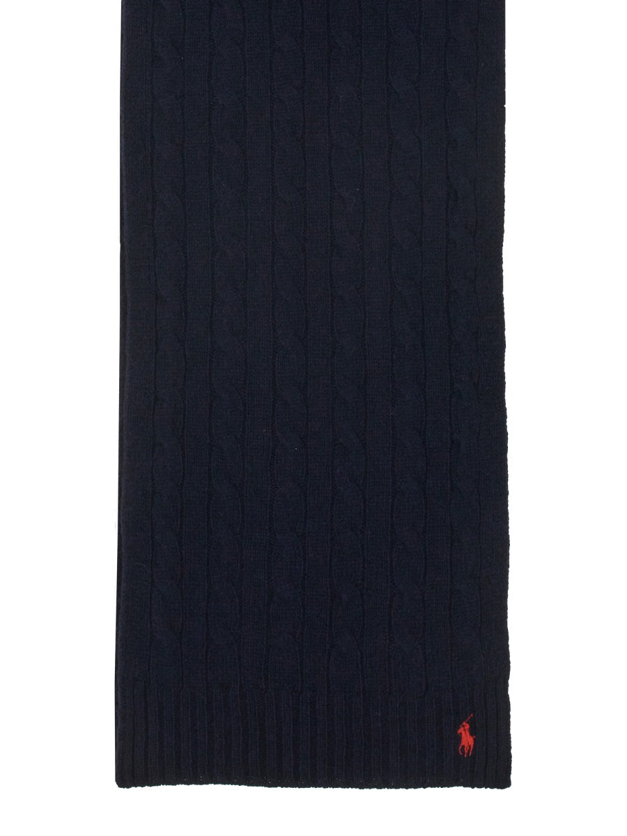 Sciarpa In Lana E Cashmere A Trecce
