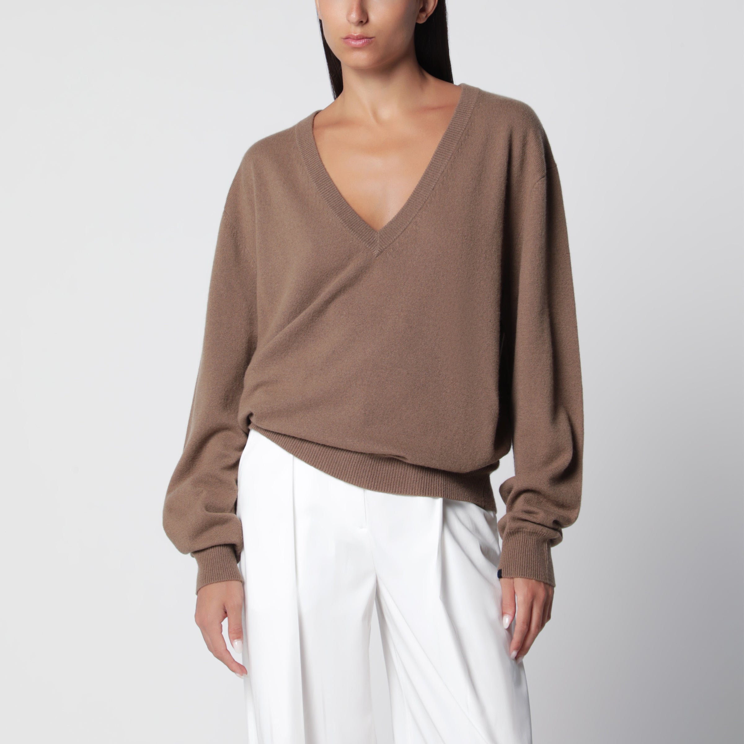 Ben Chai Cashmere V-Neck Sweater