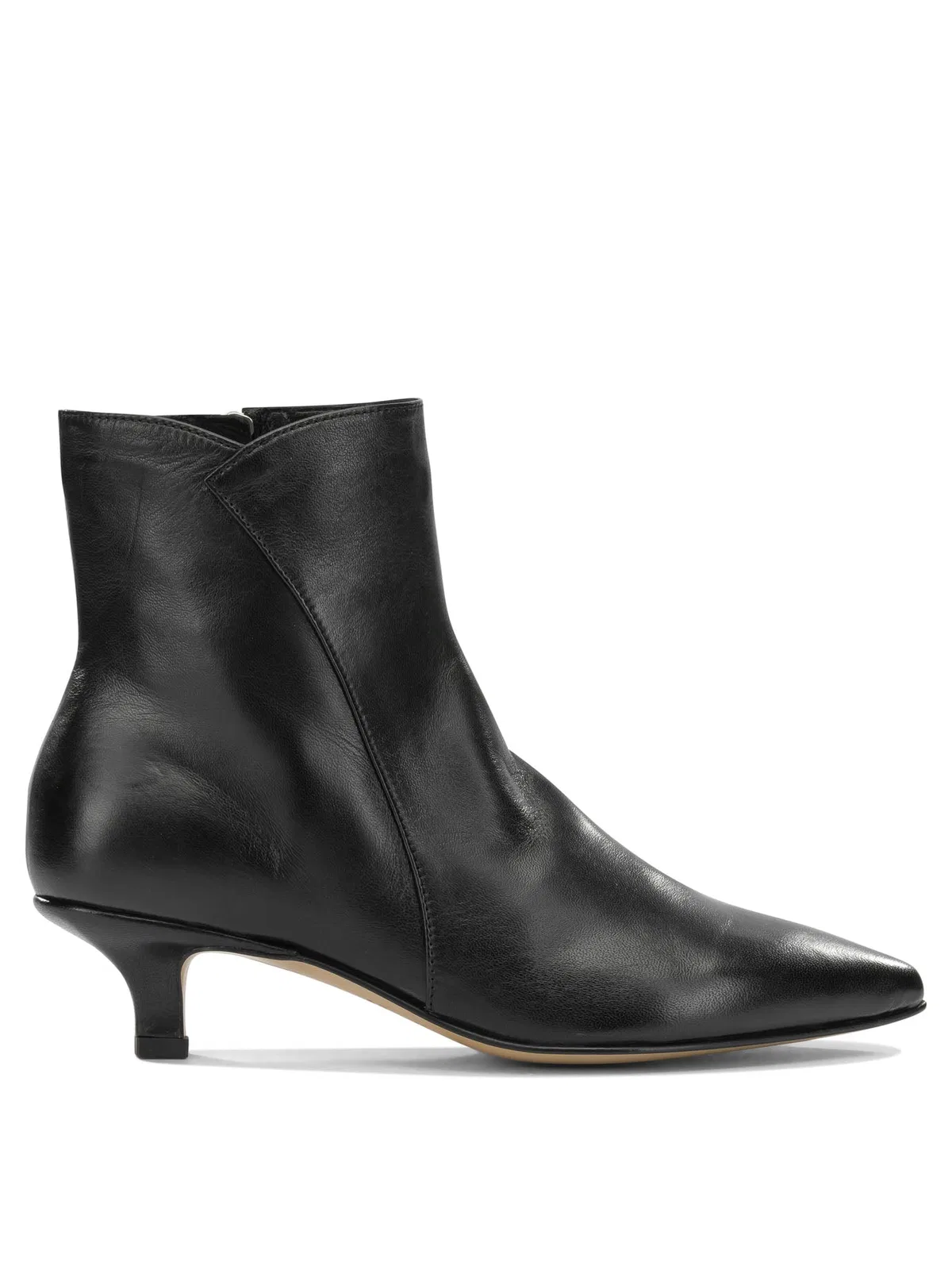 Black Leather Cow Leather Boots