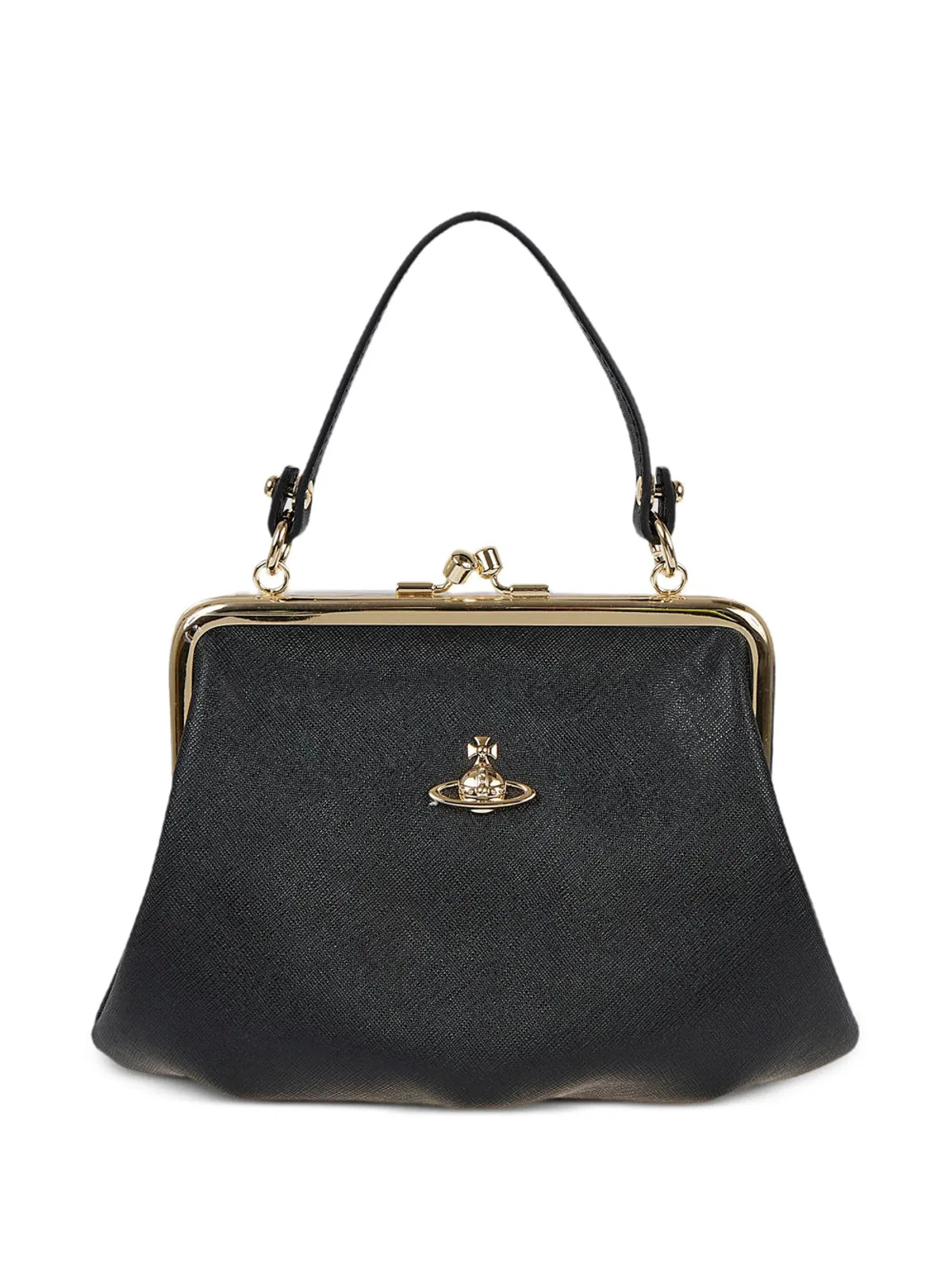 Vivienne Westwood Granny Frame Purse In Black