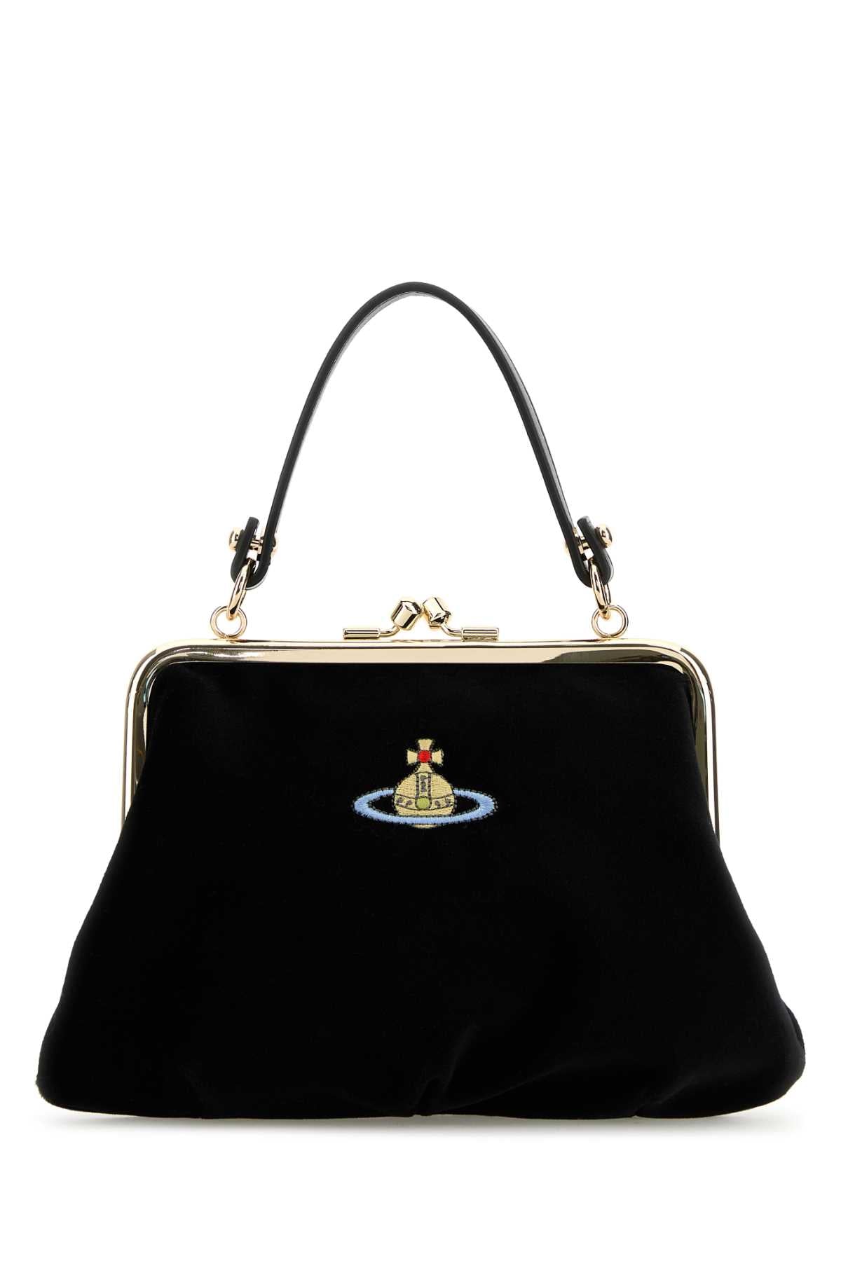 Granny Frame Purse -  - Leather - Black