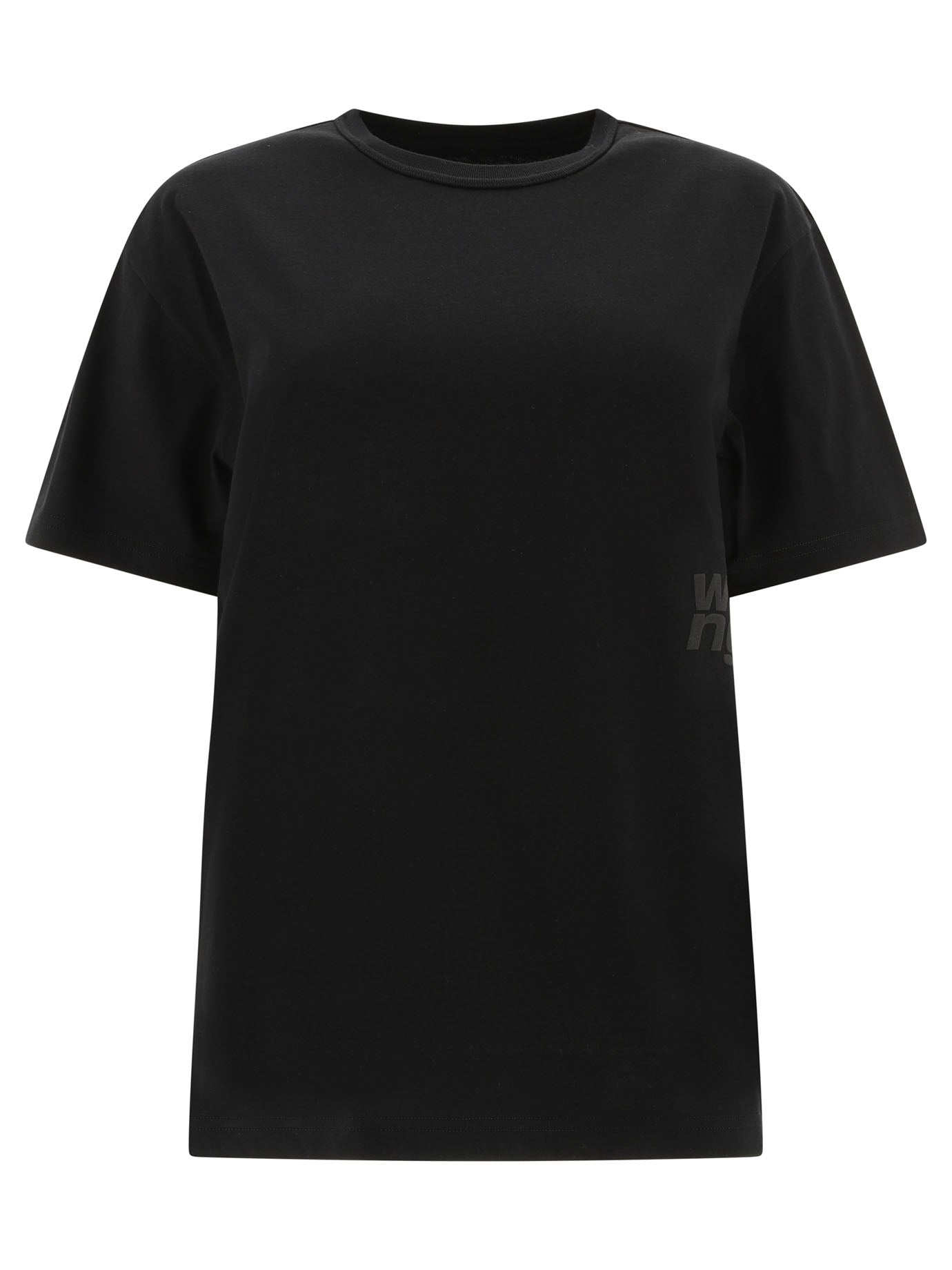 Essential Jsy Ss Tee W/ Puff Logo & Bound Neck