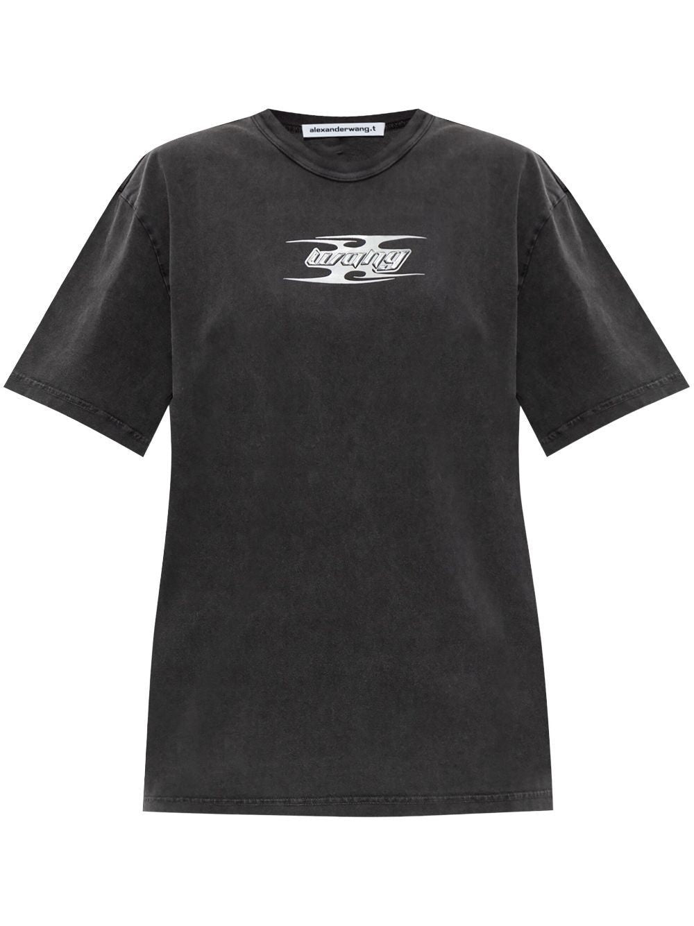 Dark Grey Cotton T-Shirt