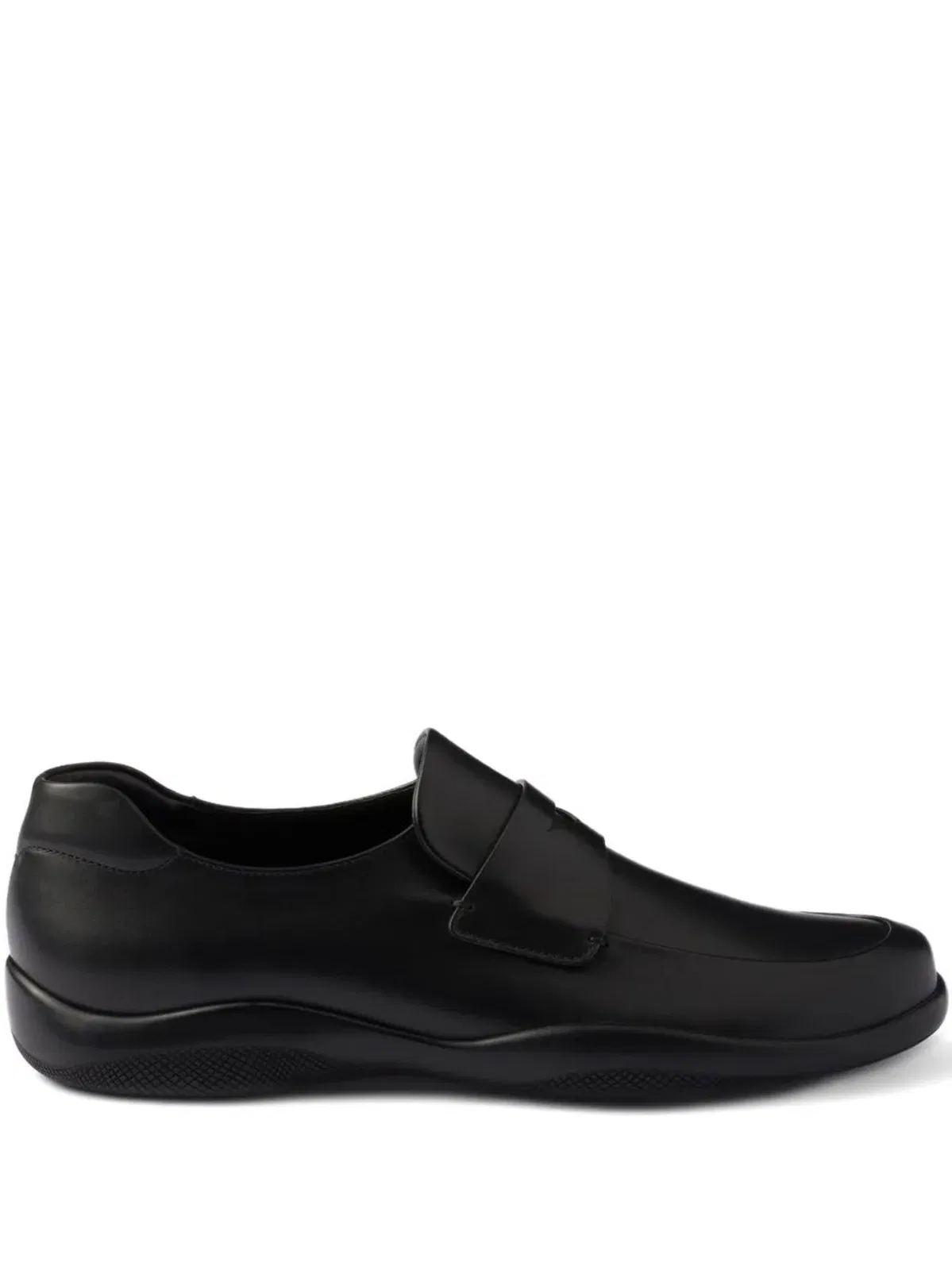 Prada Toblach Leather Loafers