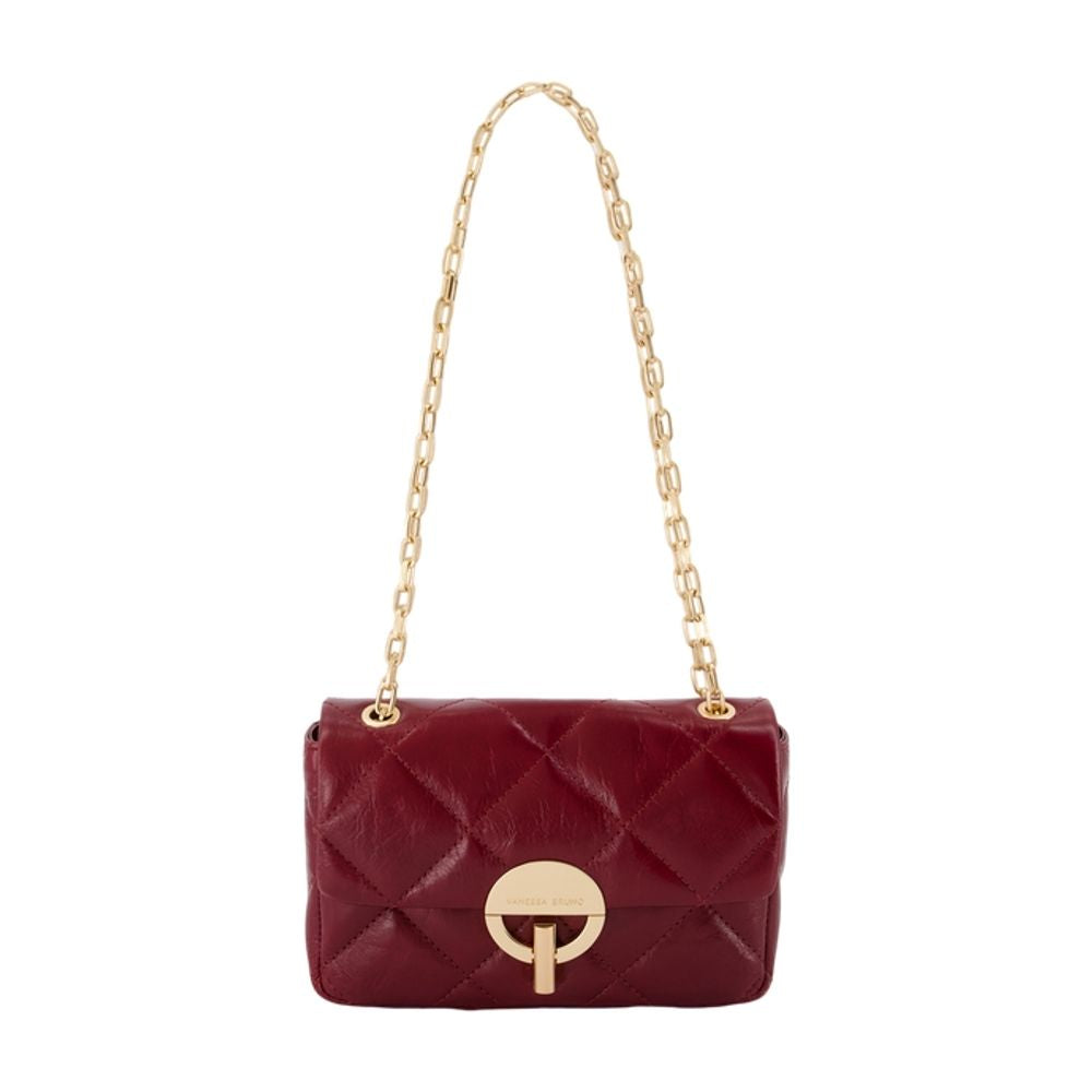 Moon Moyen Crossbody -  - Leather - Burgundy