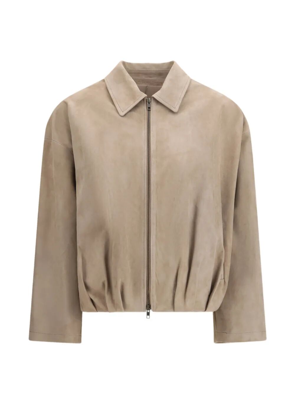 Suede Bomber Jacket