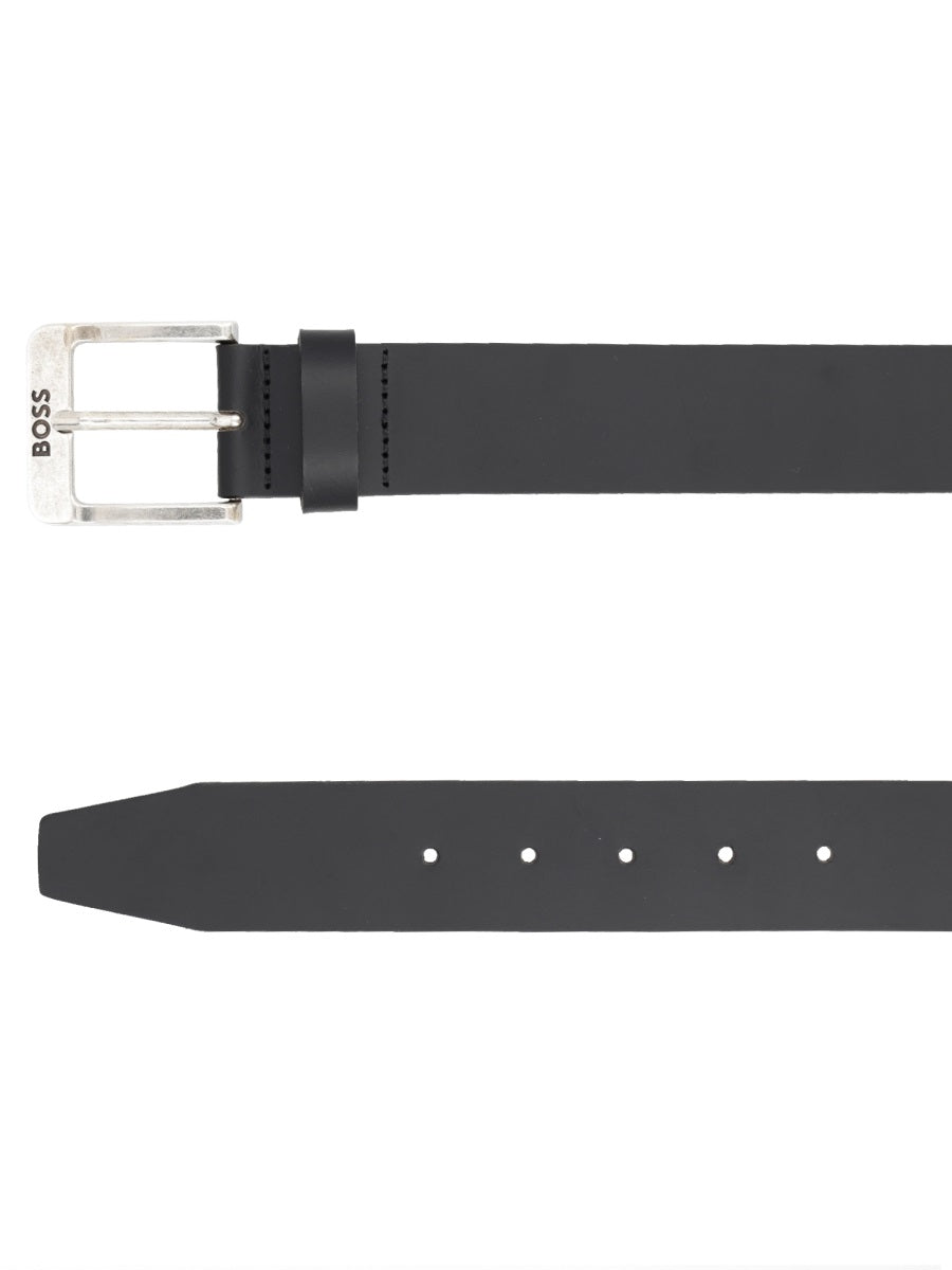 Black Leather Belt