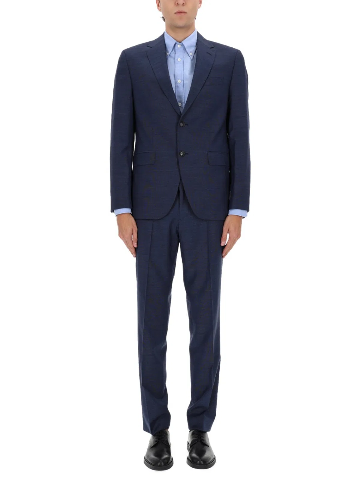 Blue Virgin Wool Suit