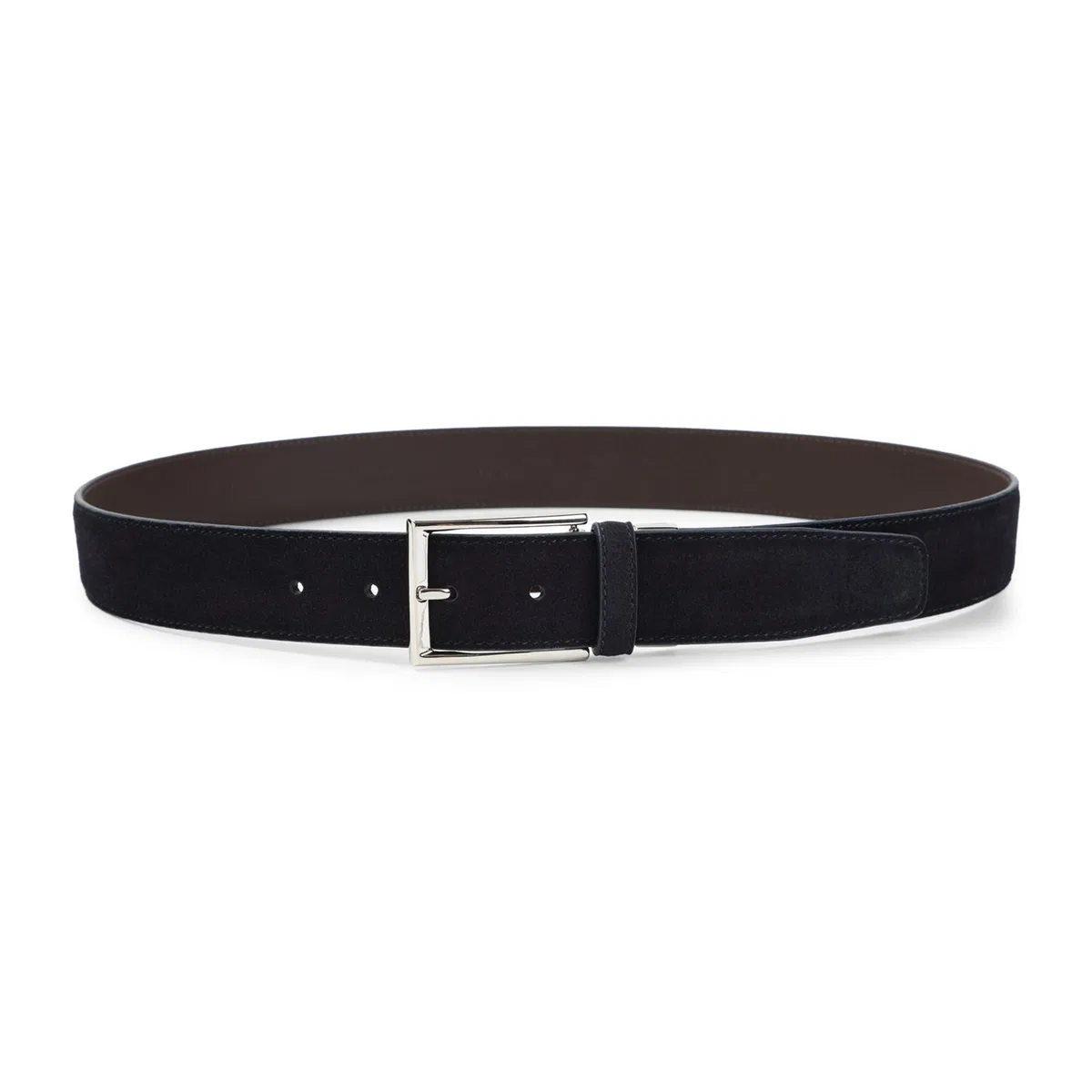 Blu Suede Leather Belt