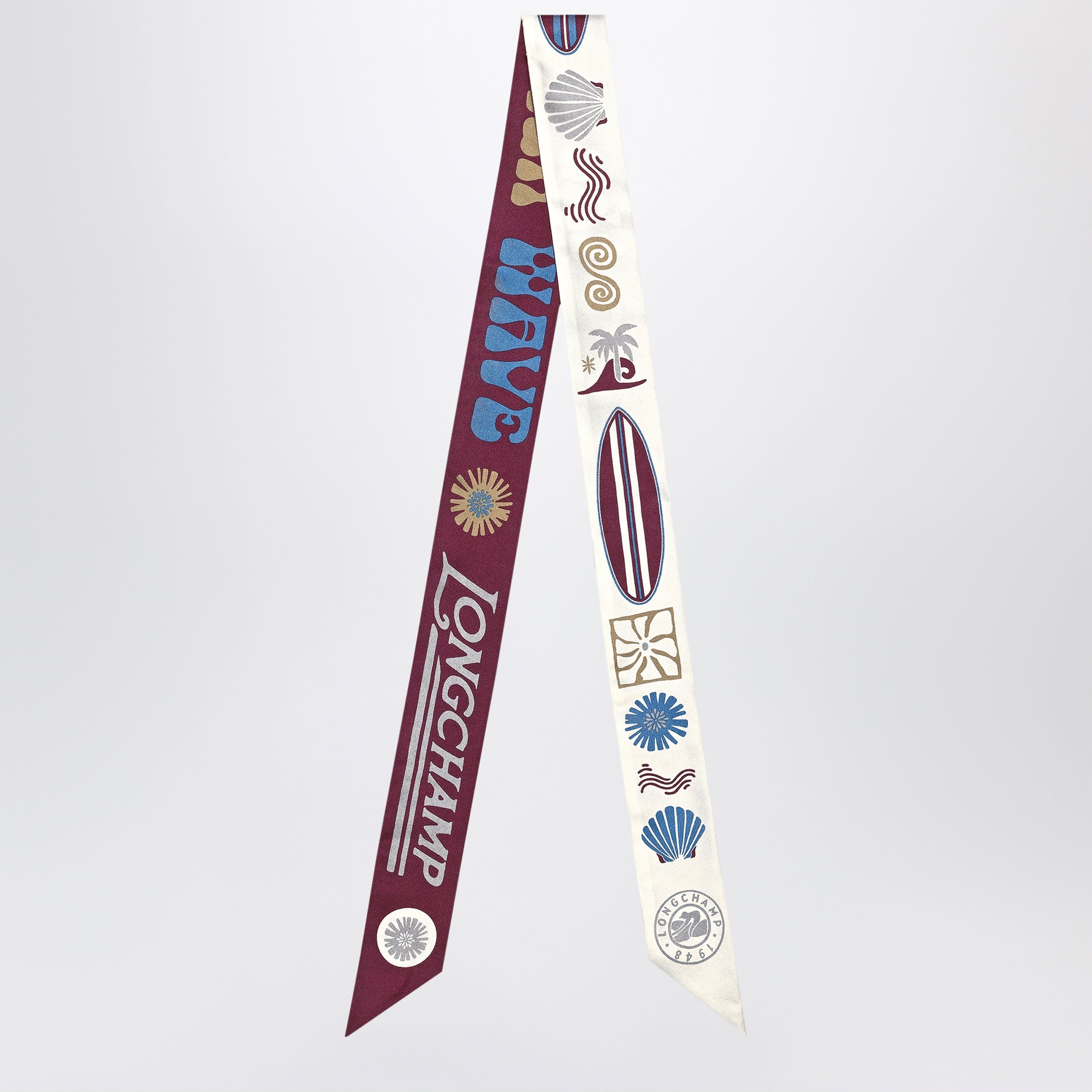 Catch The Parisian Wave Headband Burgundy