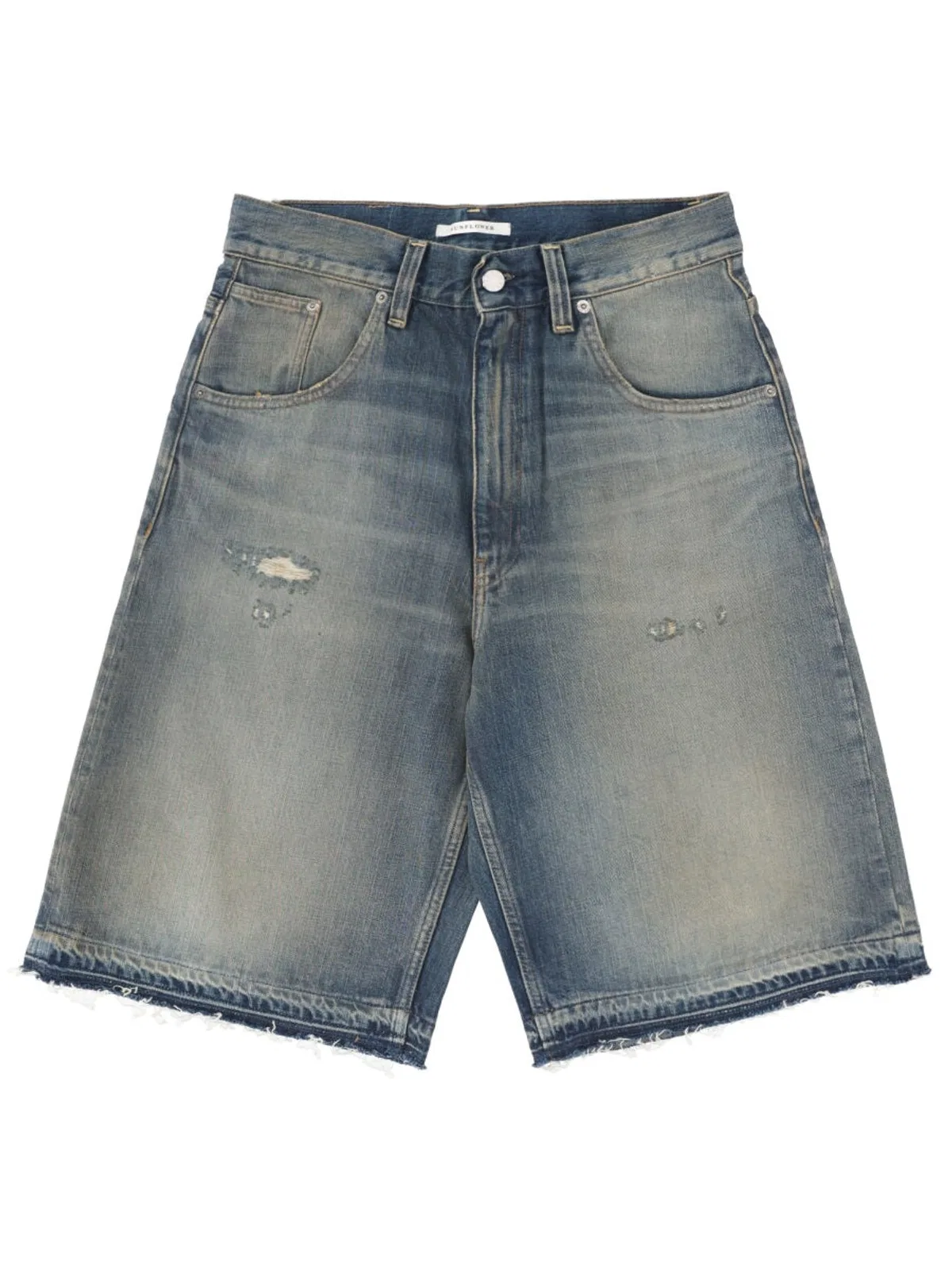 Super Wide Vintage Denim Shorts