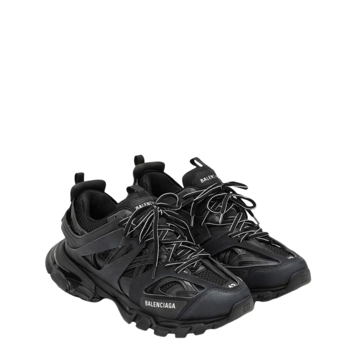 Black Track Sneakers