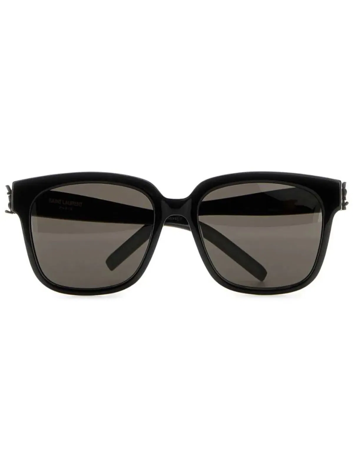 Saint Laurent Sunglasses Rectangular Frame Dark Lenses In Black