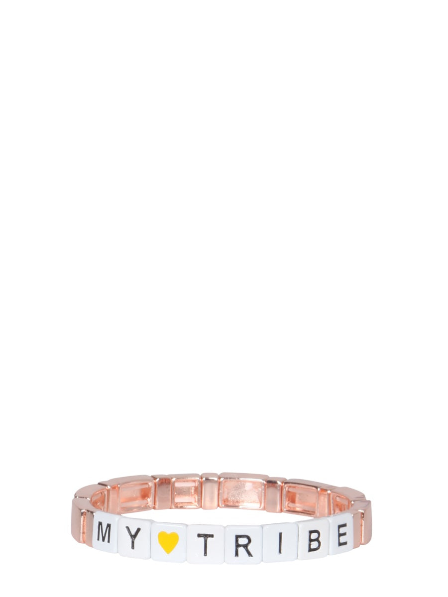 Elastic Bracelet With Block