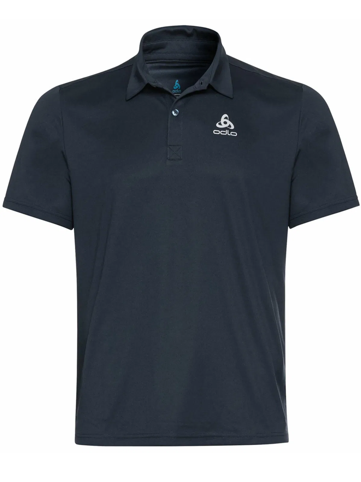 Men Blue Polyester Sports Polo