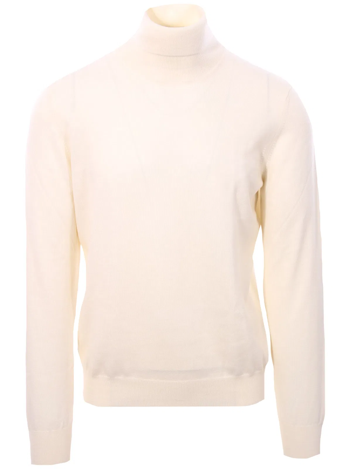 White Wool Cyclist Sweater