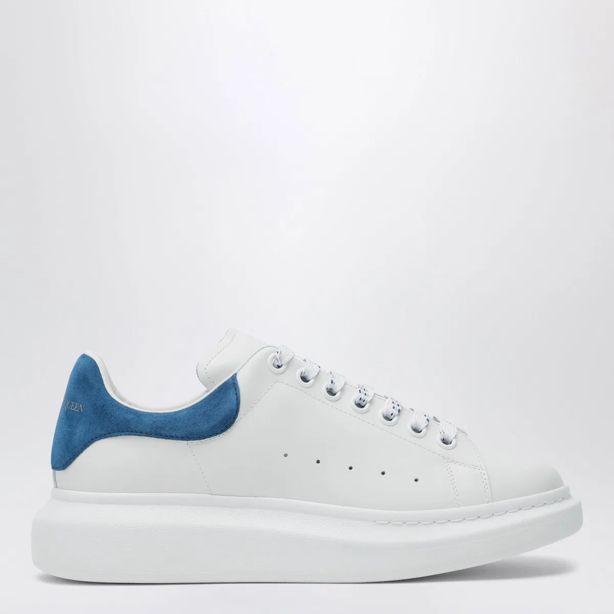 Alexander Mcqueen Oversized Leather Sneakers In White