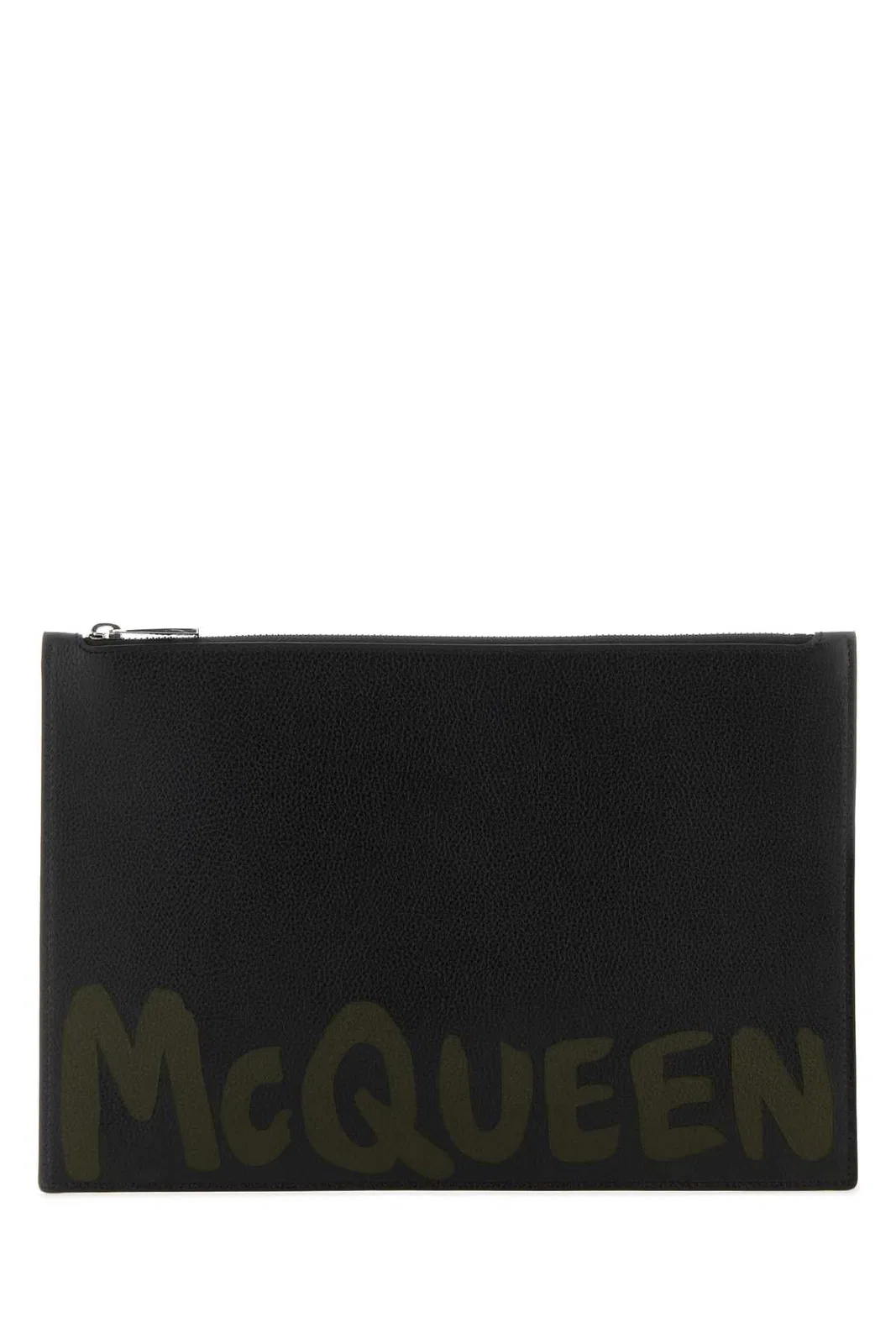 Black Leather Clutch