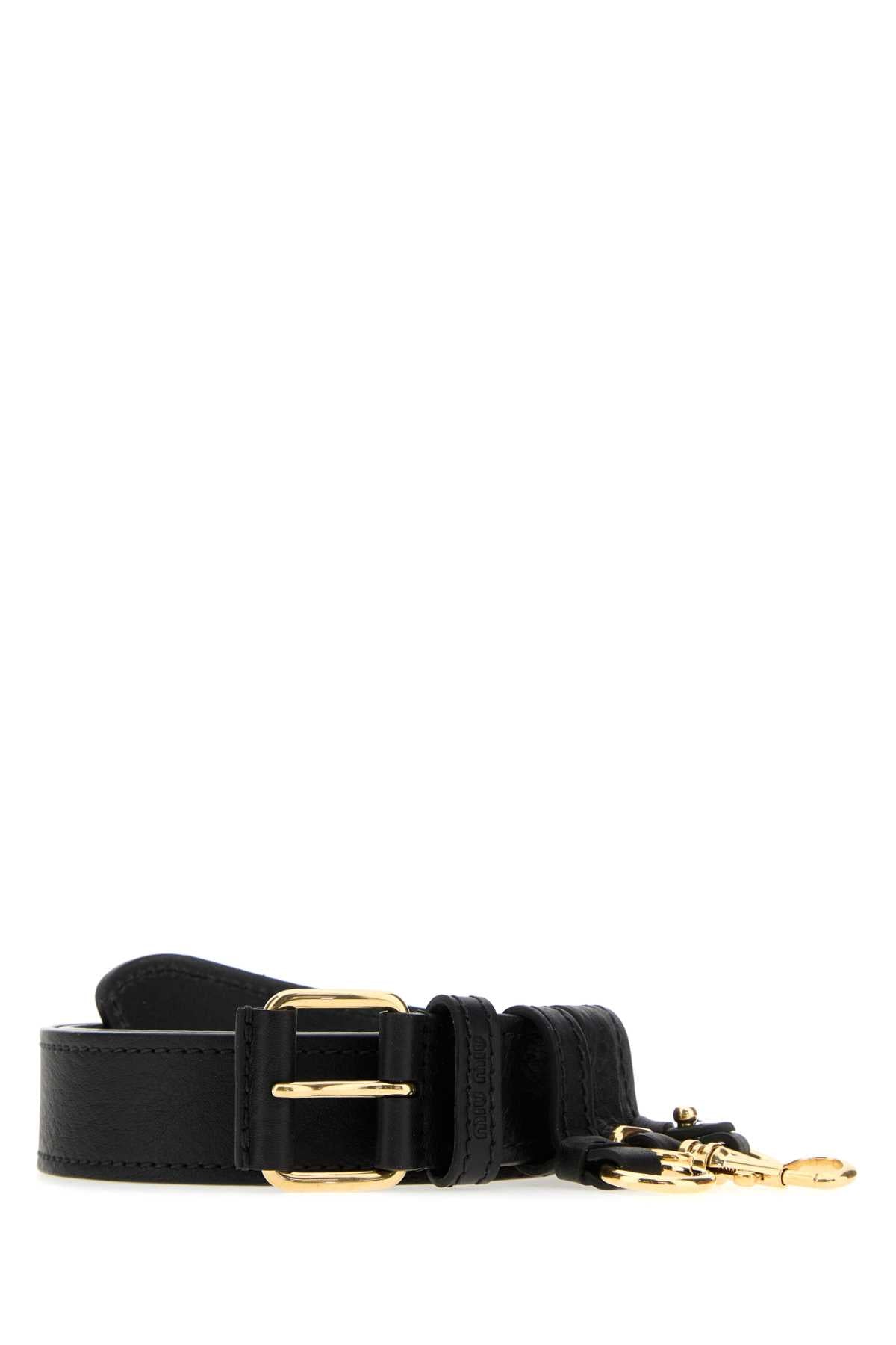 Black Leather Belt