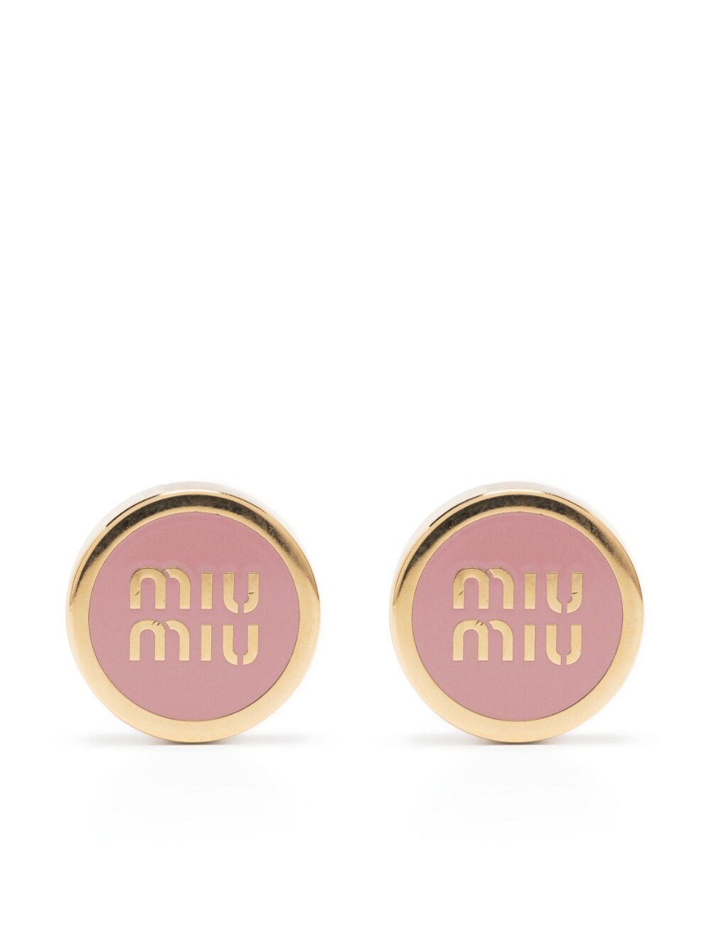 Enameled Metal Earrings