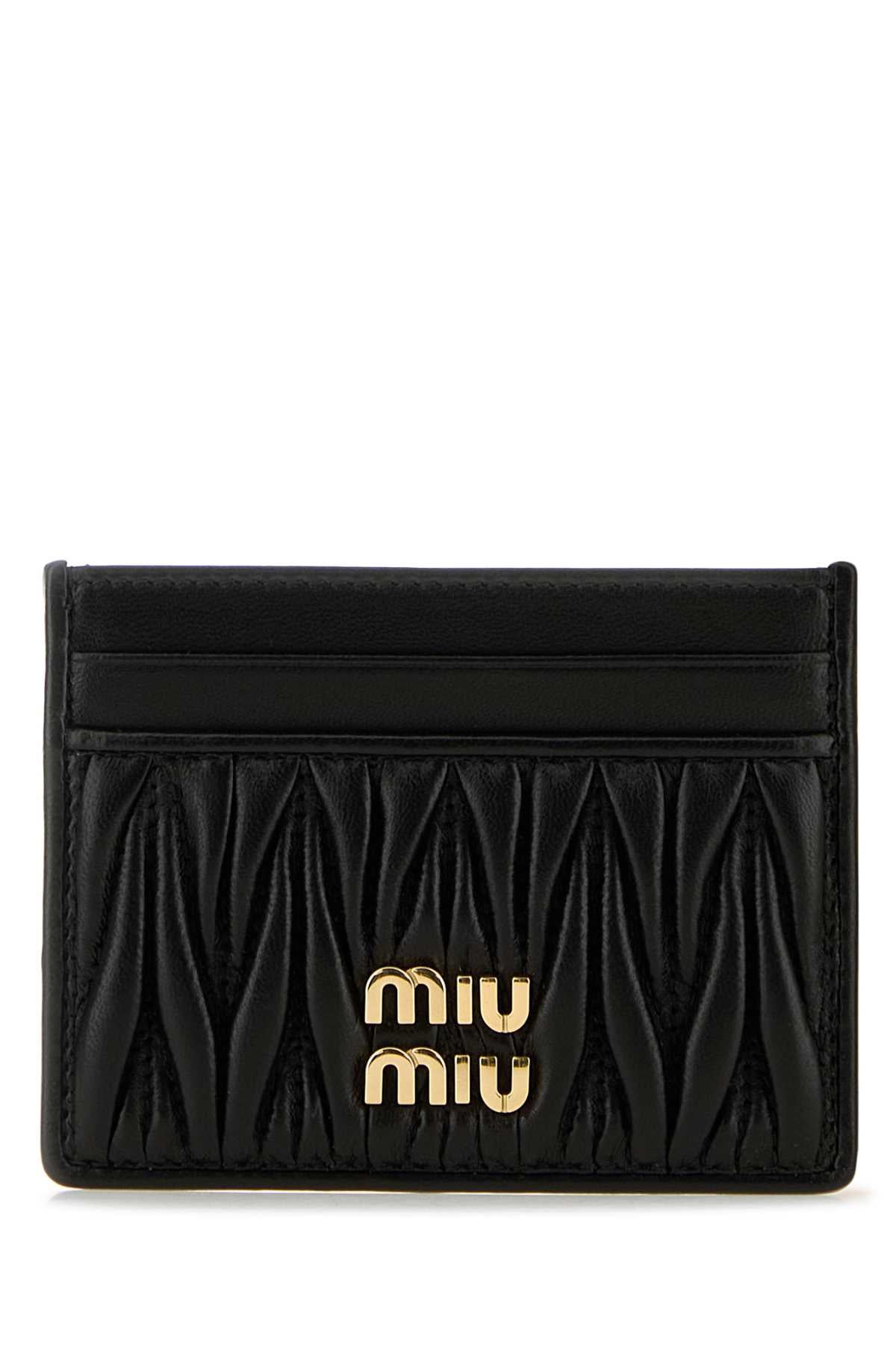 Matelassé Nappa Leather Card Holder