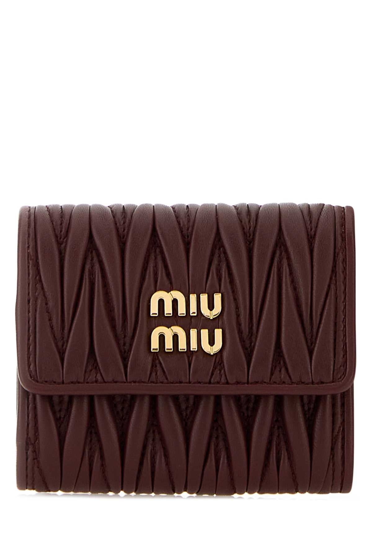 Burgundy Leather Wallet