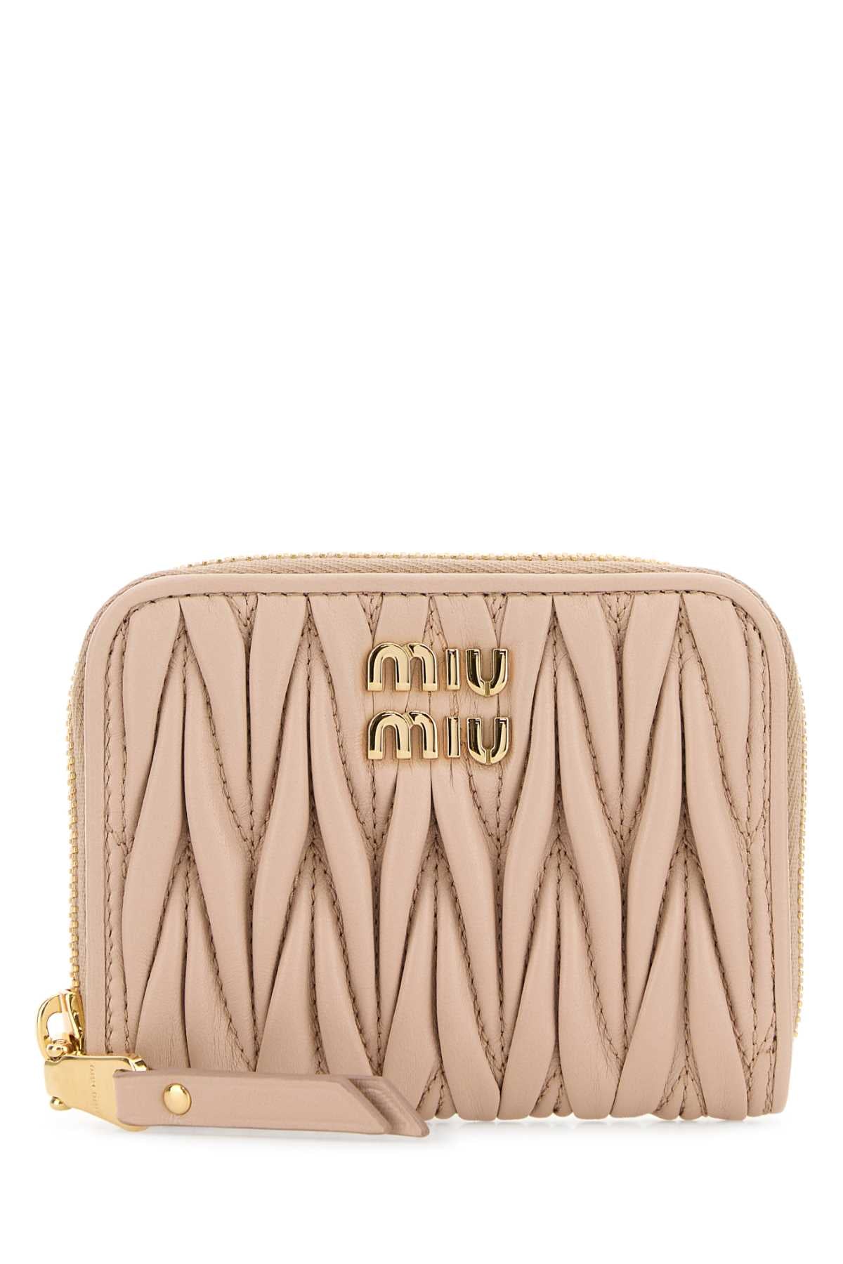 Powderpink Matelassé Nappa Coin Purse