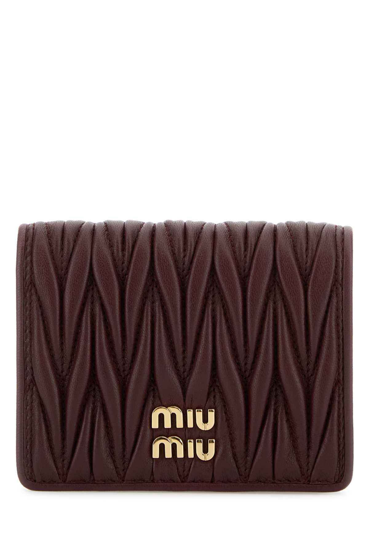 Matelassé Bordeaux Wallet