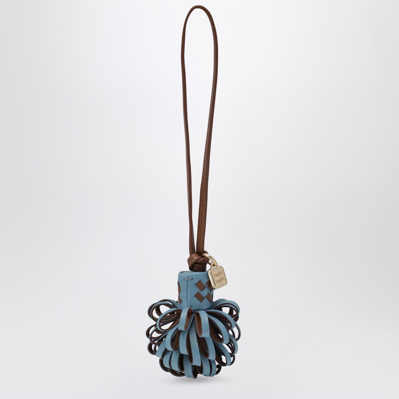Blue/Brown Nappa Leather Charm