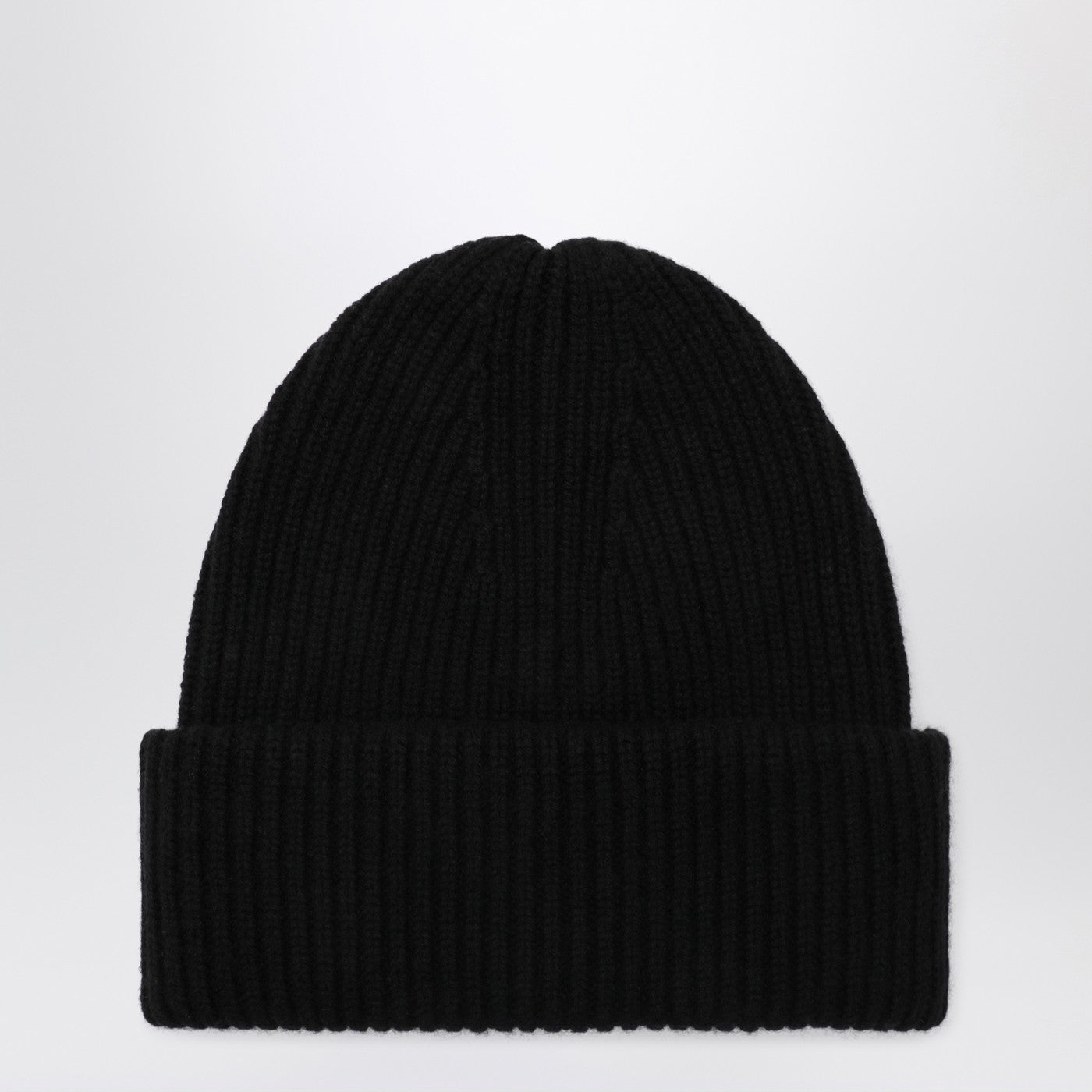 Black Wool And Cashmere Beanie