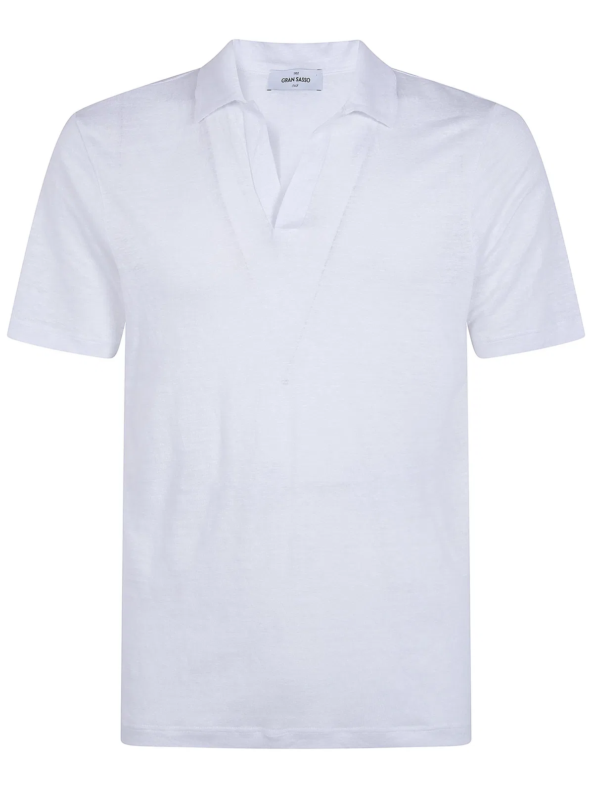 Logo Print Short Sleeves Skipper Polo Shirt