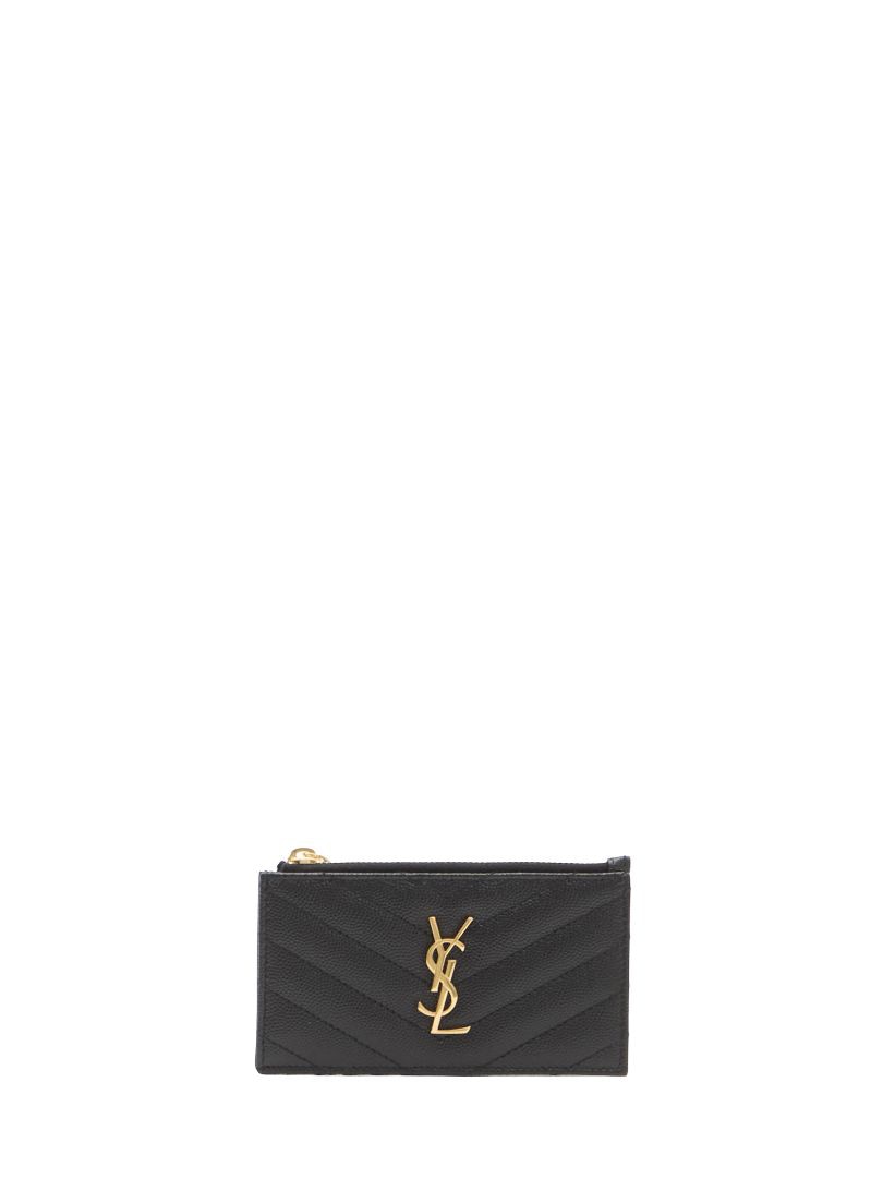Black Leather Card Holder