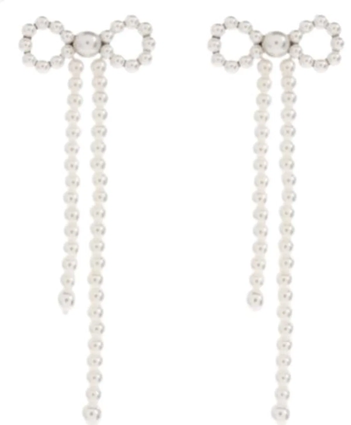Self-portrait Pearl Copper Elegant Earrings