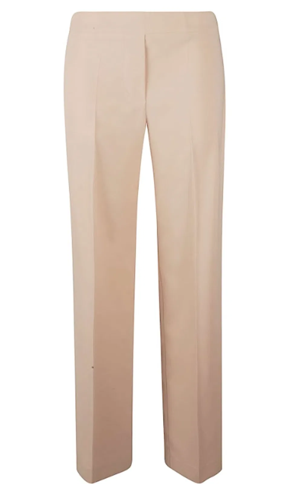Beige Central Pressed-Crease Trousers