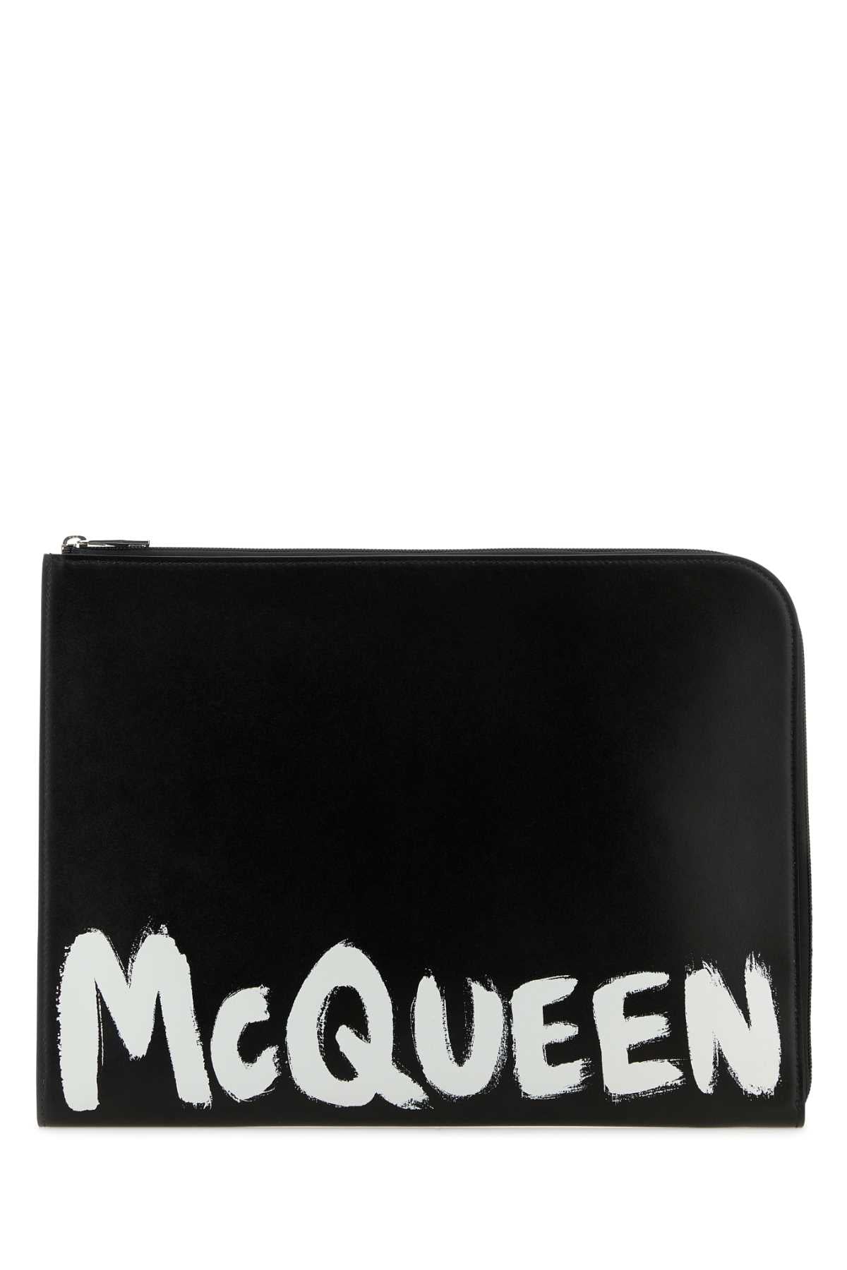 Black Leather Document Holder