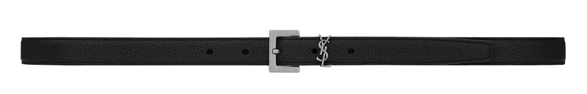 Grained Leather Cassandre Belt