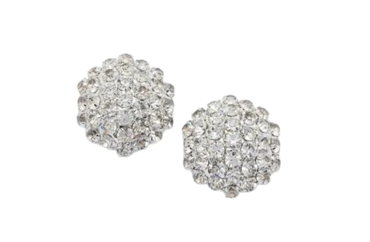 Self-portrait Silver Tone Stud Earrings