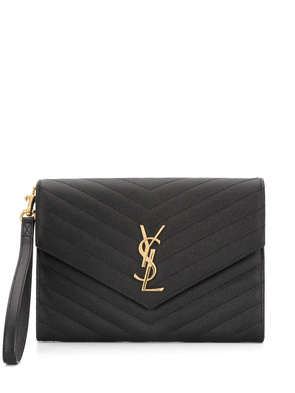 Cassandre Flap Pouch In Grain De Poudre Leather